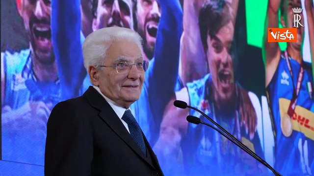 Mattarella riceve le nazionali di volley: Siete stati formidabili