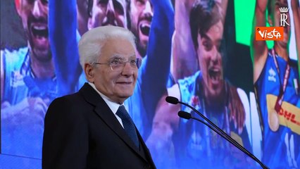 Mattarella riceve le nazionali di volley: Siete stati formidabili