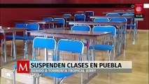 SEP suspende clases en más de 5 mil escuelas de Puebla por tormenta ‘Jerry’