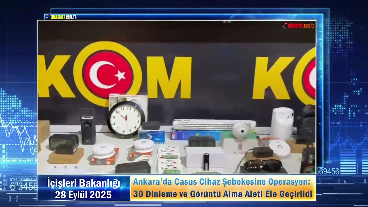 Ankara’da Casus Cihaz Şebekesine Operasyon: 30 Dinleme ve Görüntü Alma Aleti Ele Geçirildi