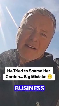 Part2 He Tried to Shame Her Garden… Big Mistake 😏
