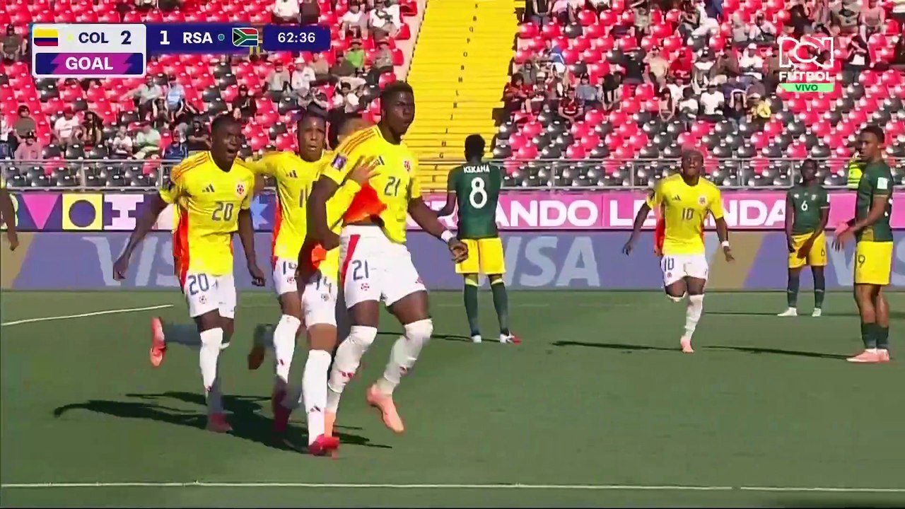 Gol Colombia 2 - Sudáfrica 1