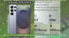 iPhone 17 Pro vs Galaxy S25 Ultra vs Xiaomi 17 Pro