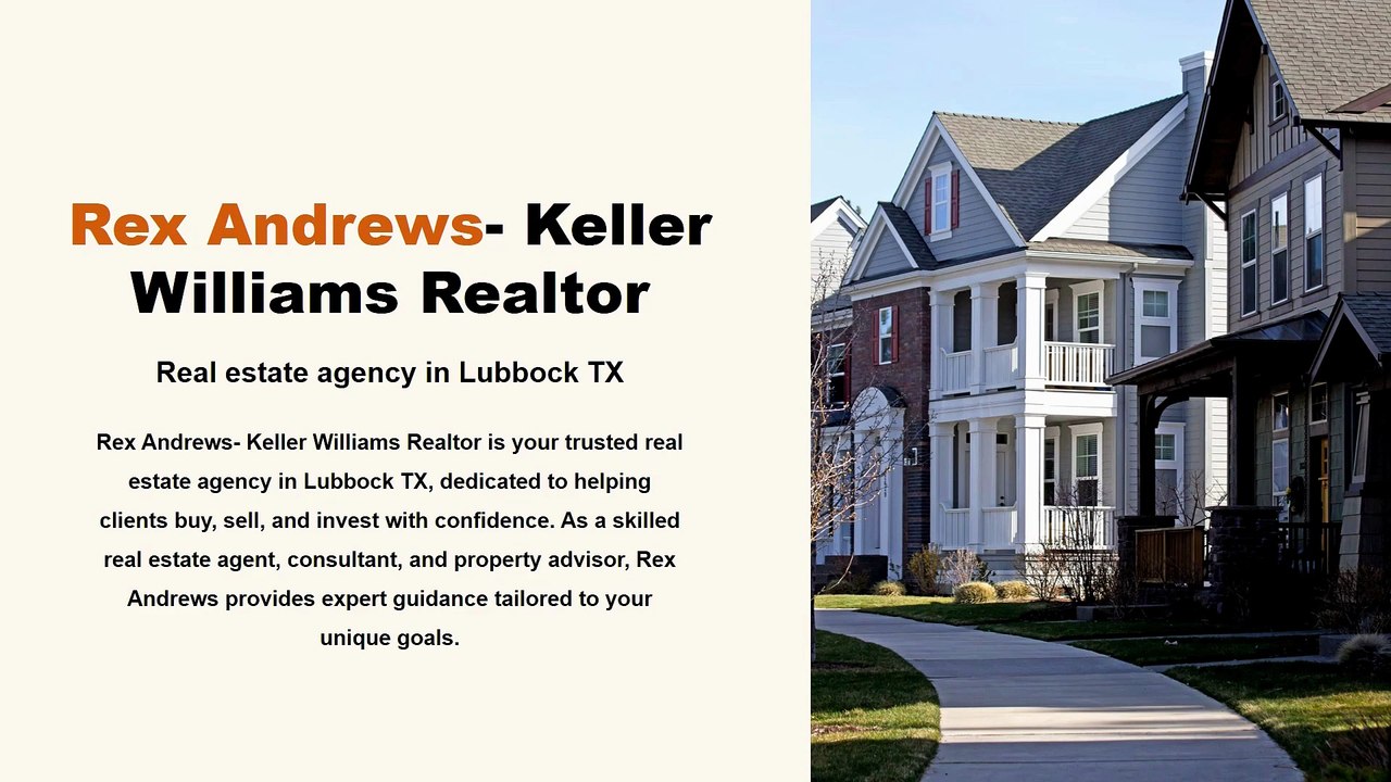 Rex Andrews- Keller Williams Realtor | Real estate agency