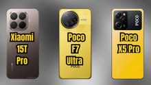 Xiaomi 15T Pro vs Poco F7 Ultra VS Poco X5 Pro
