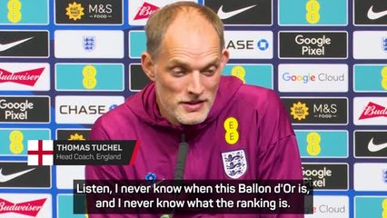 Kane should've been higher on Ballon d'Or list - Tuchel