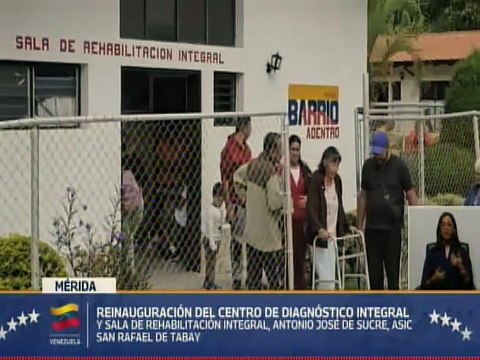 Mérida | Gobierno Bolivariano reinaugura el CDI y SRI Antonio José de Sucre en Santos Marquina