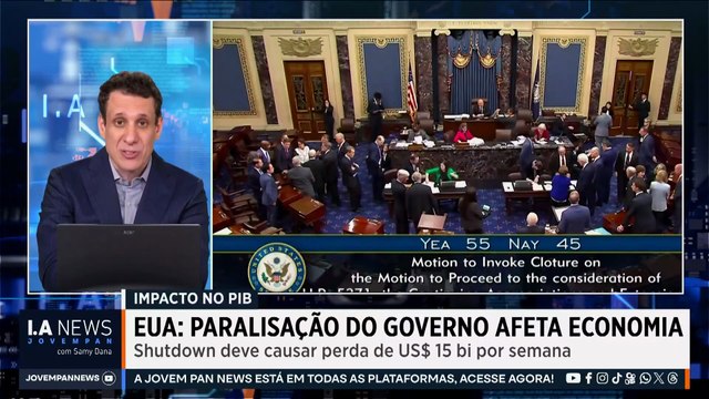 Samy Dana: | IA NEWS Paralisação do governo dos EUA deve causar prejuízos à economia