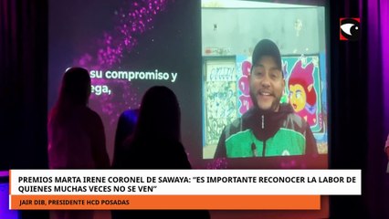 Jair Dib en los premios Sawaya: destacó que no es una ley muerta