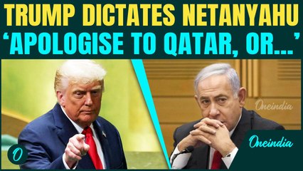 Trump’s Brutal Showdown: Israel PM Netanyahu Forced to Read Humiliating Qatar Apology Letter