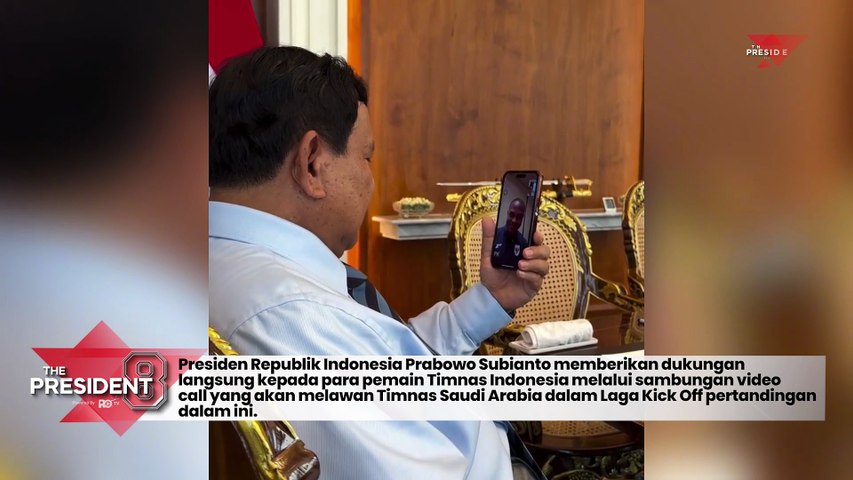 Lewat Sambungan Video Call, Prabowo Dukung Timnas Do Your Best and Give Us Good News!