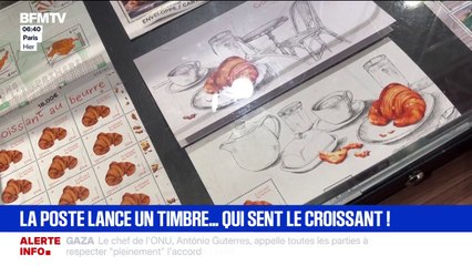 "Ça sent vraiment le beurre": La Poste lance un timbre à l'odeur de croissant