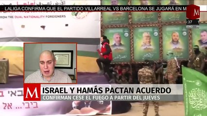 ¡Habrá cese al fuego! Israel y Hamás pactan acuerdo de paz