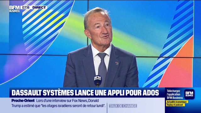 Bernard Charlès (Dassault Systèmes) : Dassault Systèmes lance une appli pour ados - 09/10