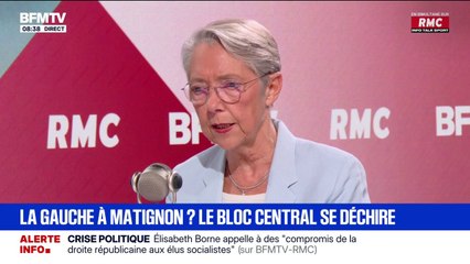Élisabeth Borne: "Je pense que ça fait un certain temps que la gauche ne me qualifierait pas comme une femme de gauche"