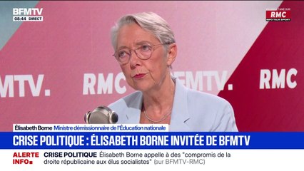 "Je serai surprise si LR n'accepte pas qu'on ouvre le débat" sur la suspension de la réforme des retraites, confie Élisabeth Borne