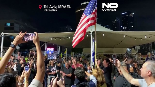 Alegria e alívio em Telavive com acordo para libertação de reféns em Gaza