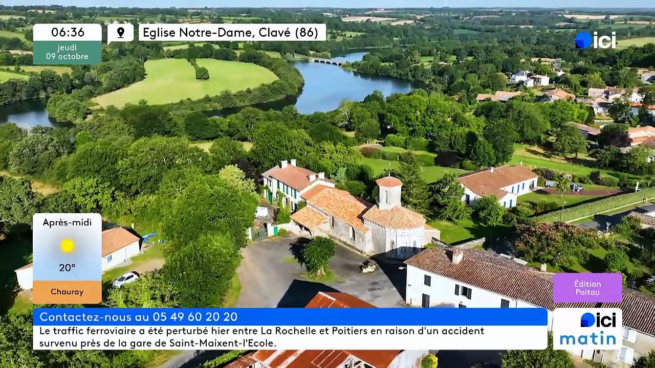 09/10/2025 - ici matin par ici Poitou en vidéo