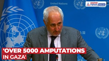 One in Four Injured a Child; Over 5000 Amputations: UN Spox on Extent of Damage in Gaza