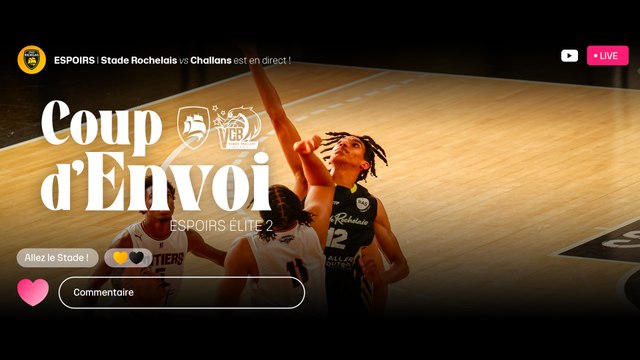 LIVE ESPOIRS ÉLITE 2 - Stade Rochelais vs Challans