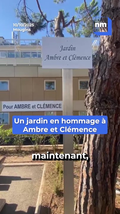 Plus de trois mois après le drame, un jardin en hommage aux deux infirmières Ambre et Clémence