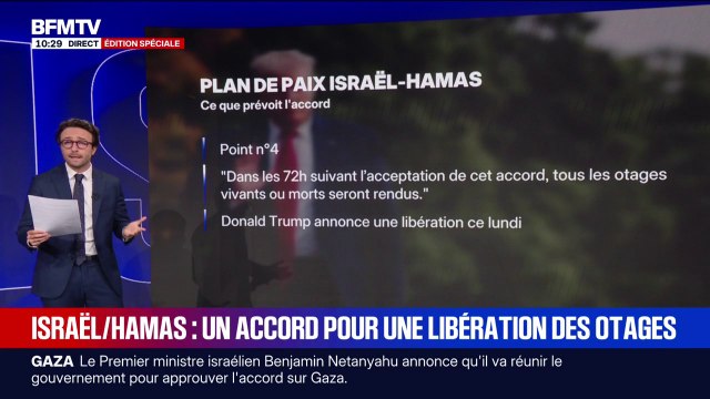 LES ÉCLAIREURS - Ce que contient l'accord entre Israël et le Hamas
