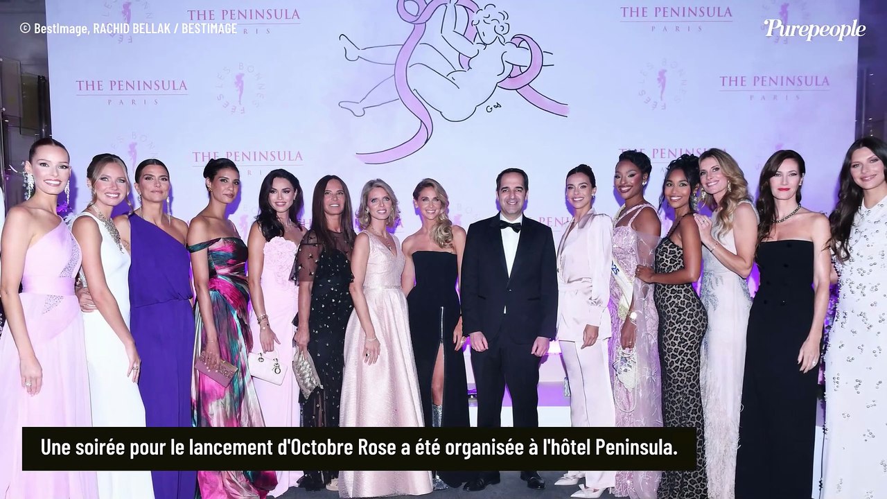 ON Y ÉTAIT Marine Lorphelin, Camille Cerf, Eric Antoine et sa femme Gennifer, ancienne Miss également... de nombreuses stars réunies pour une soirée d'exception au Peninsula