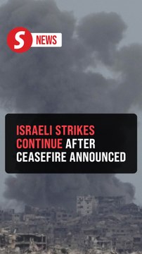 Explosions seen and heard in Gaza after Israel-Hamas deal