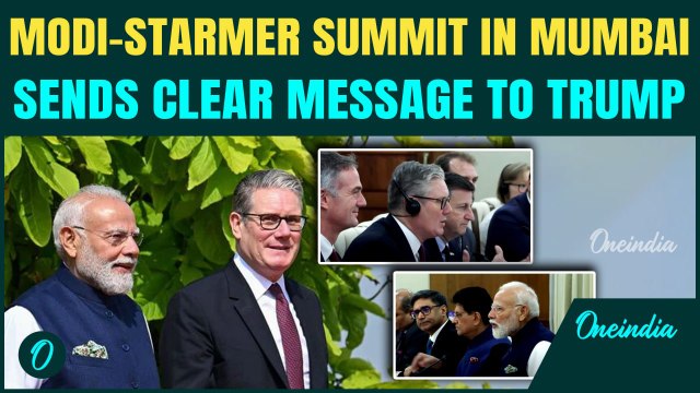 India-UK Summit: Modi & Starmer Push Back Against Trump’s Tariffs | High-Stakes Delegation Talks