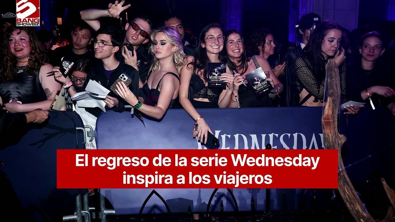 El regreso de la serie Wednesday inspira a los viajeros