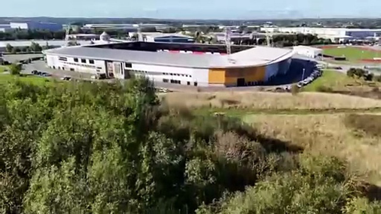 Stunning drone footage reveals Doncaster's Eco Power Stadium from the skies