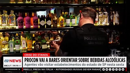 Procon fará ação simultânea com orientações sobre metanol em SP