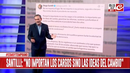 Diego Santilli: "No me importa el lugar, voy a estar donde el presidente me necesite"