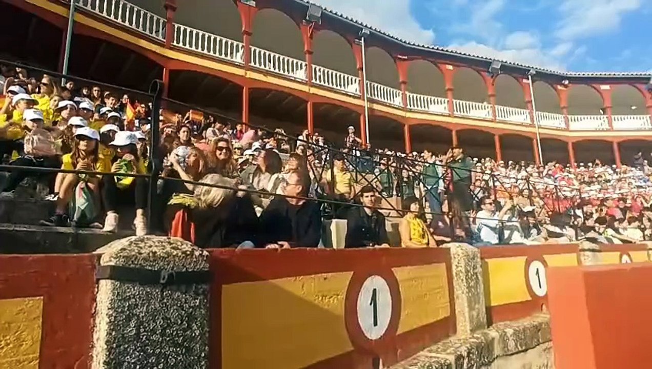 Exhibición de la Guardia Civil en la plaza de toros de Ciudad Real