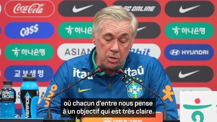 Brésil - Ancelotti : "L’objectif est de gagner et non d’être le meilleur joueur du monde"