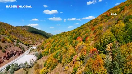 "Timsah gözü"nde büyüleyici hazan güzelliği