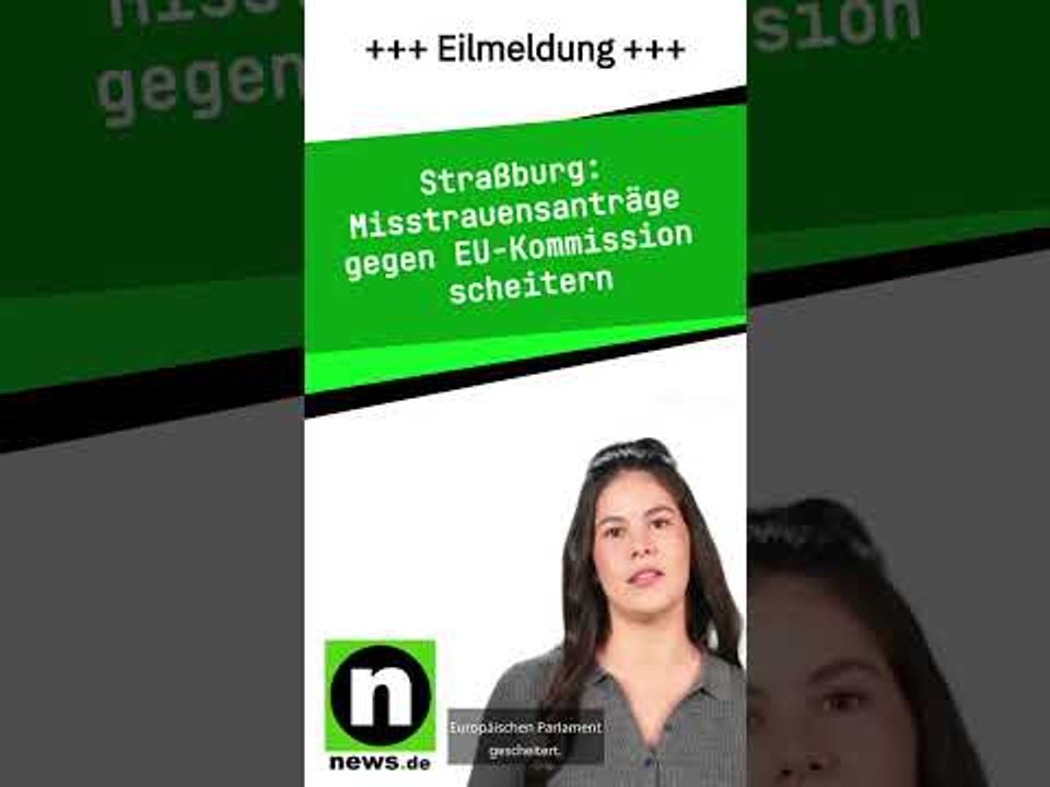 Misstrauensanträge gegen EU-Kommission scheitern