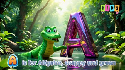 Animal Alphabet Song 🐘 | A to Z Animals for Kids | Fun 3D Animation ABC Song for Toddlers