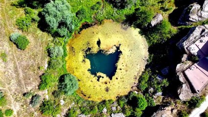 Sivas'taki ‘Timsah gözü’ görenleri şaşırtıyor: 17 metreden derine inilemiyor
