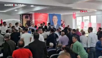 Hatay'da CHP ilçe kongresinde kavga!