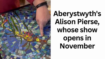 Aberystwyth's Alison Pierse will open mosaic exhibition at MOMA Machynlleth