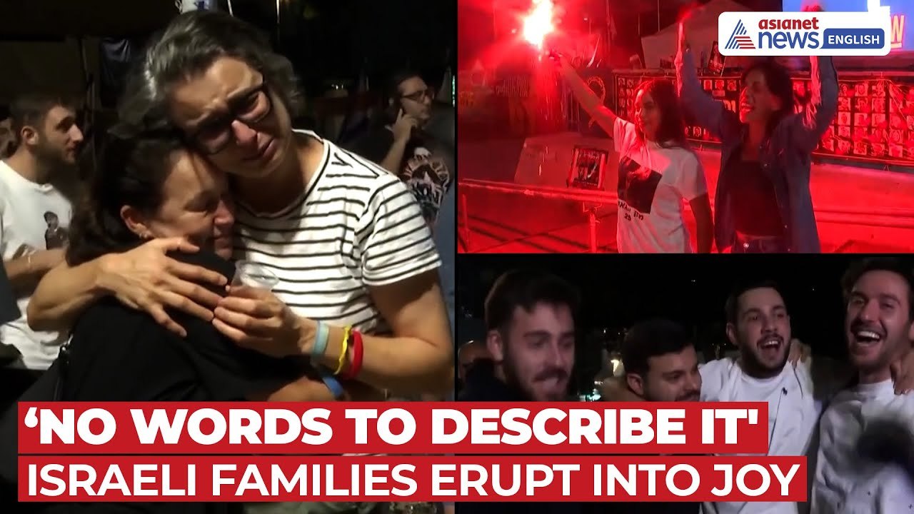 Israelis Celebrate in Tel Aviv After Gaza Deal Announcement: ‘No Words to Describe It'