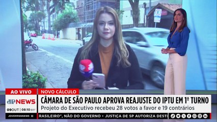 Câmara de SP aprova em 1º turno reajuste do IPTU