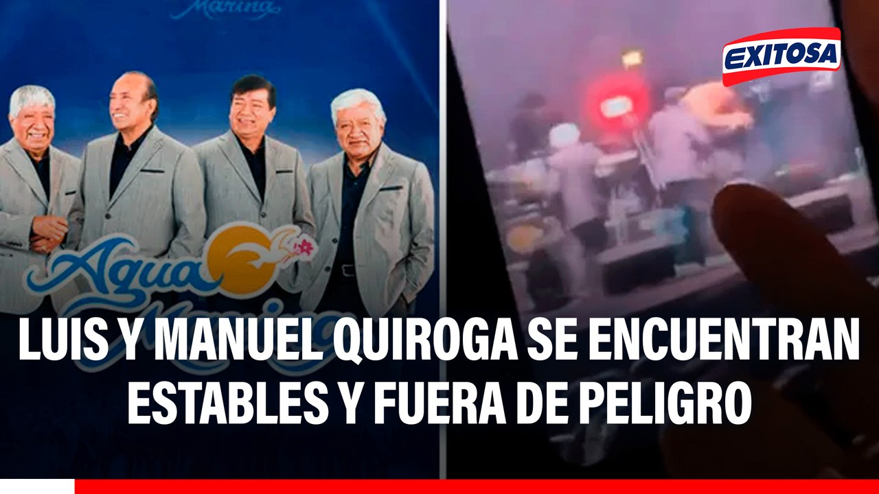 Agua Marina: Luis y Manuel Quiroga se encuentran estables y fuera de peligro, según peritos de criminalística