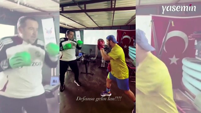 Günden güne eriyen Ata Demirer spor yaptığı anları paylaştı