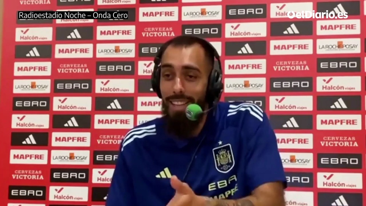 Borja Iglesias: “Ojalá se metan  delante de una portería con una bandera de Palestina cuando vaya a chutar yo y anulen el gol”