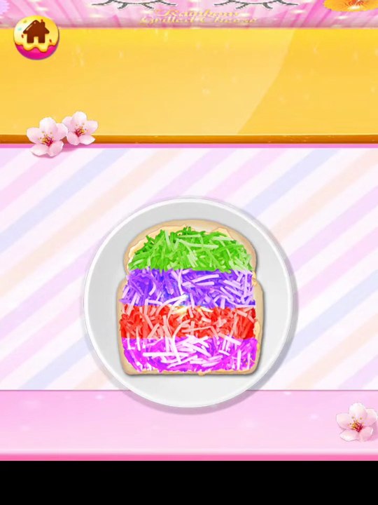🦄 Rainbow Grilled Cheese | Unicorn Bakery Chef 🌈🥪