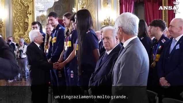 Mattarella alle azzurre e agli azzuri del volley, formidabili