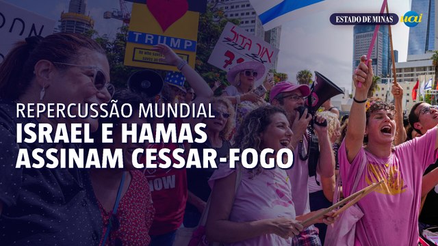 Líderes mundiais celebram acordo de cessar-fogo entre Israel e Hamas