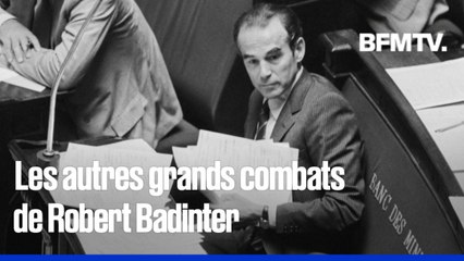 Dépénalisation de l'homosexualité, procès filmés, lutte contre l'antisémitisme…Les autres grands combats de Robert Badinter